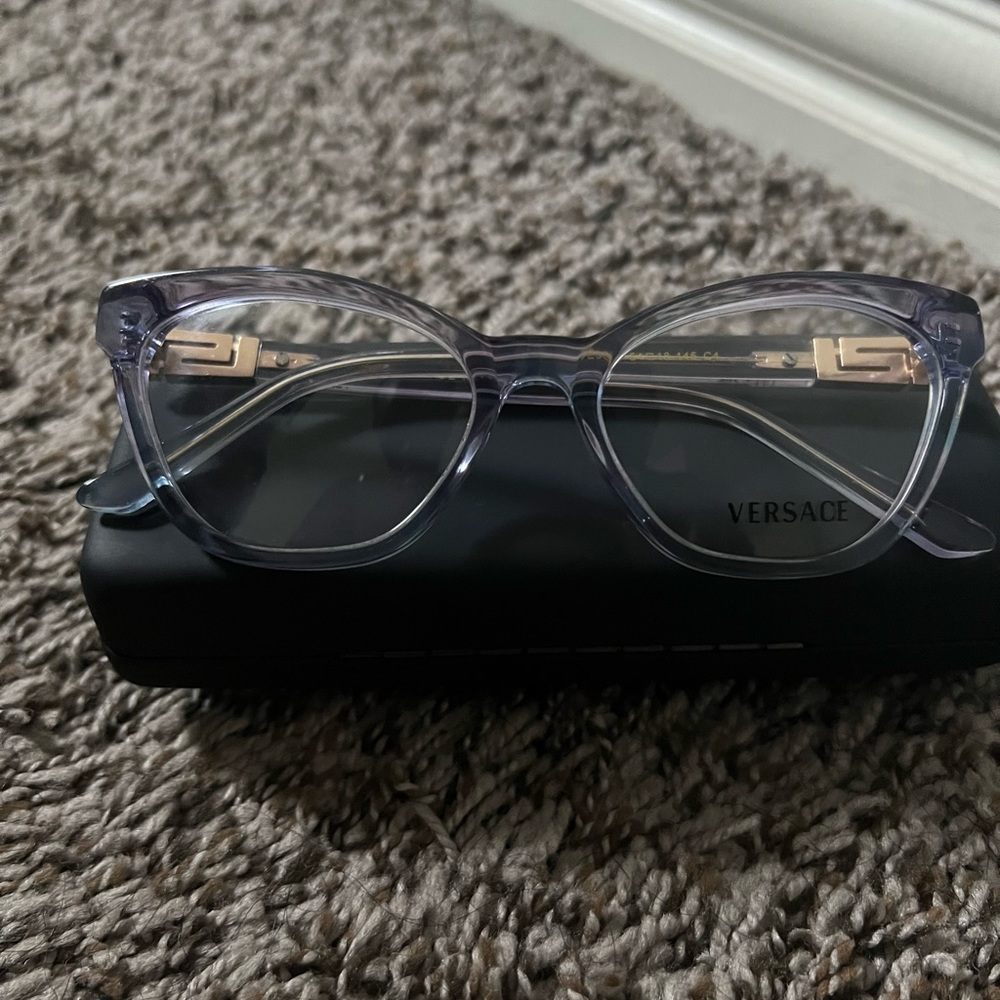 Light blue versace frames. Cat eye